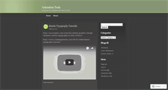 Desktop Screenshot of animationtools.wordpress.com