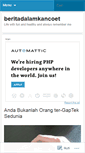 Mobile Screenshot of beritadalamkancoet.wordpress.com