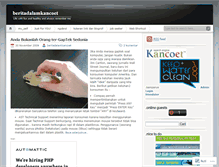 Tablet Screenshot of beritadalamkancoet.wordpress.com
