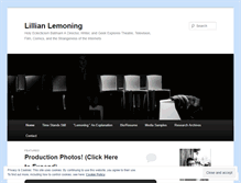 Tablet Screenshot of lillianlemoning.wordpress.com