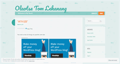Desktop Screenshot of lekanang.wordpress.com