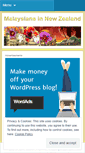 Mobile Screenshot of malaysiansinnewzealand.wordpress.com