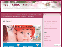 Tablet Screenshot of columbinemops.wordpress.com