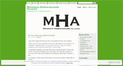 Desktop Screenshot of minnesotahomeschoolersalliance.wordpress.com