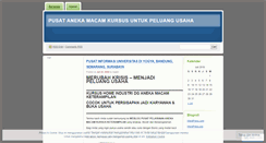 Desktop Screenshot of kursussaja.wordpress.com