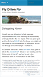 Mobile Screenshot of flydillonfly.wordpress.com