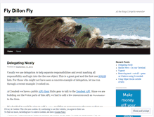 Tablet Screenshot of flydillonfly.wordpress.com