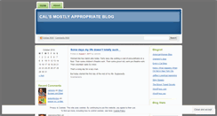 Desktop Screenshot of calrocks.wordpress.com