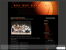 Tablet Screenshot of bolbasket.wordpress.com