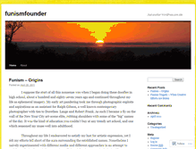 Tablet Screenshot of funismfounder.wordpress.com