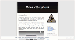 Desktop Screenshot of muzakofthespheres.wordpress.com