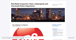 Desktop Screenshot of indianapolishomeinspector.wordpress.com