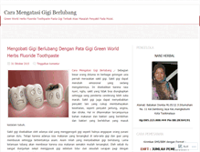 Tablet Screenshot of caramengatasigigiberlubang.wordpress.com