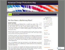 Tablet Screenshot of adpstudios.wordpress.com