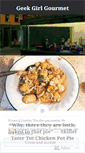 Mobile Screenshot of geekgirlgourmet.wordpress.com