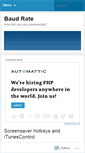 Mobile Screenshot of baudrate.wordpress.com