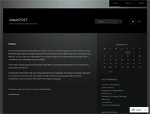 Tablet Screenshot of aldwinpost.wordpress.com