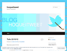 Tablet Screenshot of hoqueitweet.wordpress.com