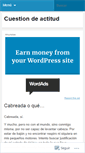 Mobile Screenshot of cuestiondeactitud.wordpress.com