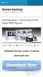 Mobile Screenshot of itunesbackup.wordpress.com