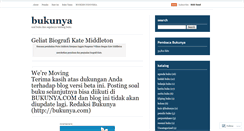 Desktop Screenshot of bukunya.wordpress.com