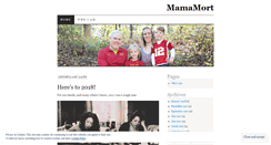 Desktop Screenshot of mamamort.wordpress.com