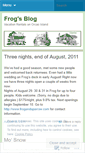 Mobile Screenshot of frogsparrow.wordpress.com