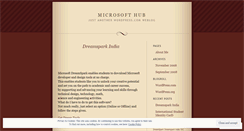 Desktop Screenshot of microsofthub.wordpress.com