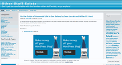 Desktop Screenshot of otherstuffexists.wordpress.com