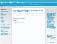 Tablet Screenshot of otherstuffexists.wordpress.com