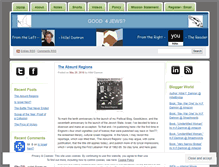 Tablet Screenshot of good4jews.wordpress.com