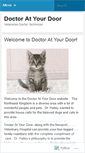 Mobile Screenshot of doctoratyourdoor.wordpress.com