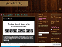 Tablet Screenshot of iphonetechblog.wordpress.com