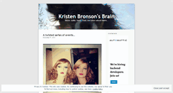 Desktop Screenshot of kristenbronson.wordpress.com