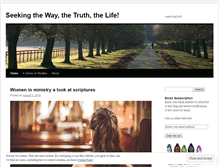 Tablet Screenshot of nsearch4truth.wordpress.com