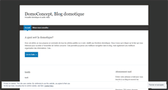 Desktop Screenshot of domoconcept2b.wordpress.com