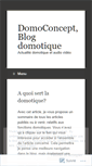 Mobile Screenshot of domoconcept2b.wordpress.com