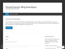 Tablet Screenshot of domoconcept2b.wordpress.com