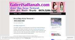 Desktop Screenshot of grosirbajukoreatermurah.wordpress.com