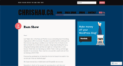Desktop Screenshot of chrishau.wordpress.com