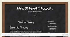 Desktop Screenshot of memphis.bancdebinaryaccount.wordpress.com