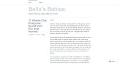 Desktop Screenshot of bellaandherbabies.wordpress.com