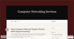 Desktop Screenshot of computernetwokservices.wordpress.com