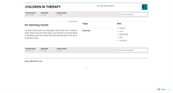 Desktop Screenshot of childrenintherapy.wordpress.com