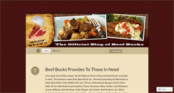 Desktop Screenshot of beefbucks.wordpress.com