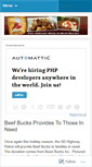 Mobile Screenshot of beefbucks.wordpress.com