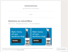 Tablet Screenshot of matematemas.wordpress.com