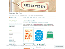 Tablet Screenshot of easyontheeye.wordpress.com