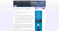 Desktop Screenshot of christtaught.wordpress.com