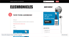 Desktop Screenshot of elechronicals.wordpress.com